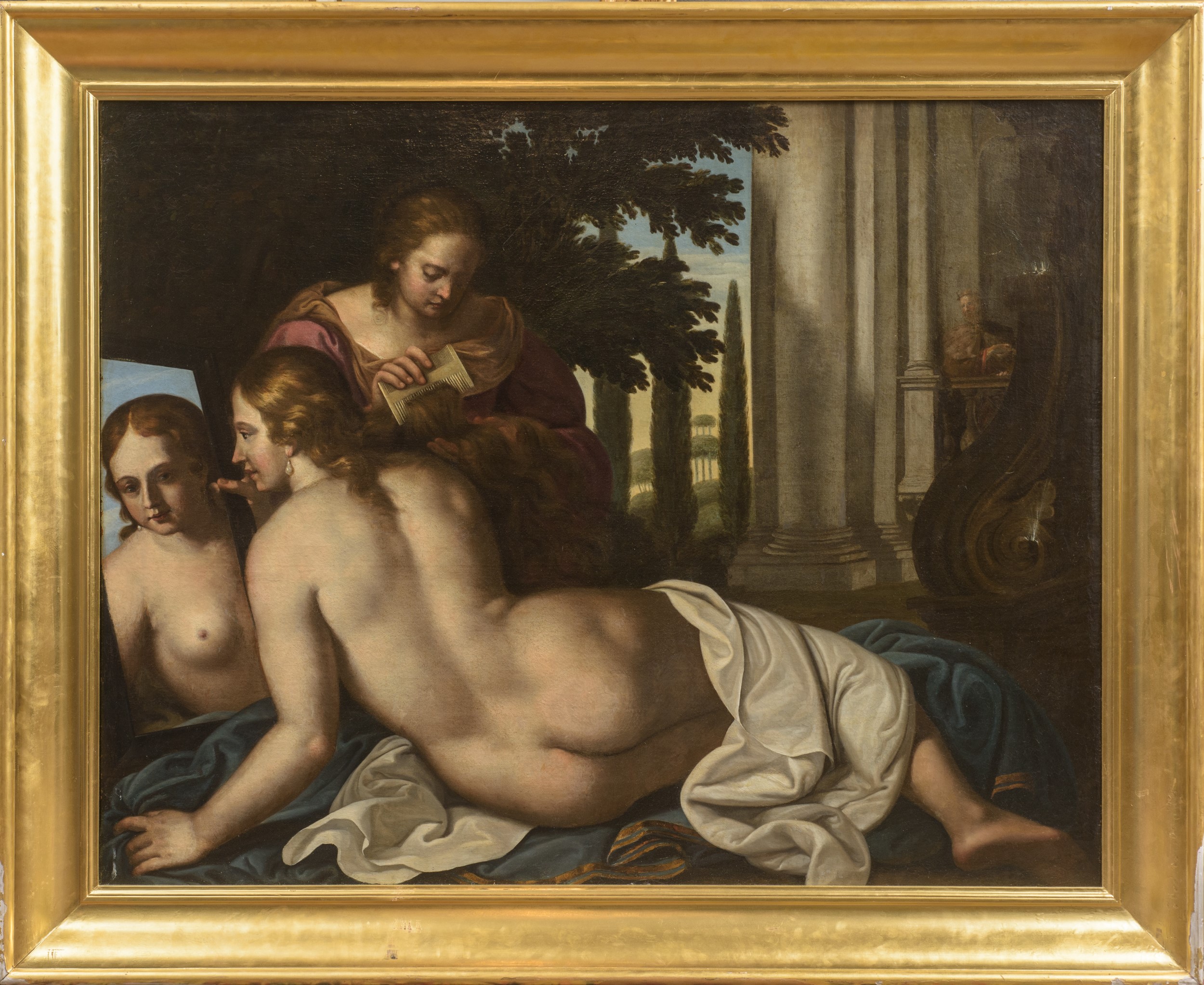 Giovanni Venanzi - Betsabea al bagno, olio su tela