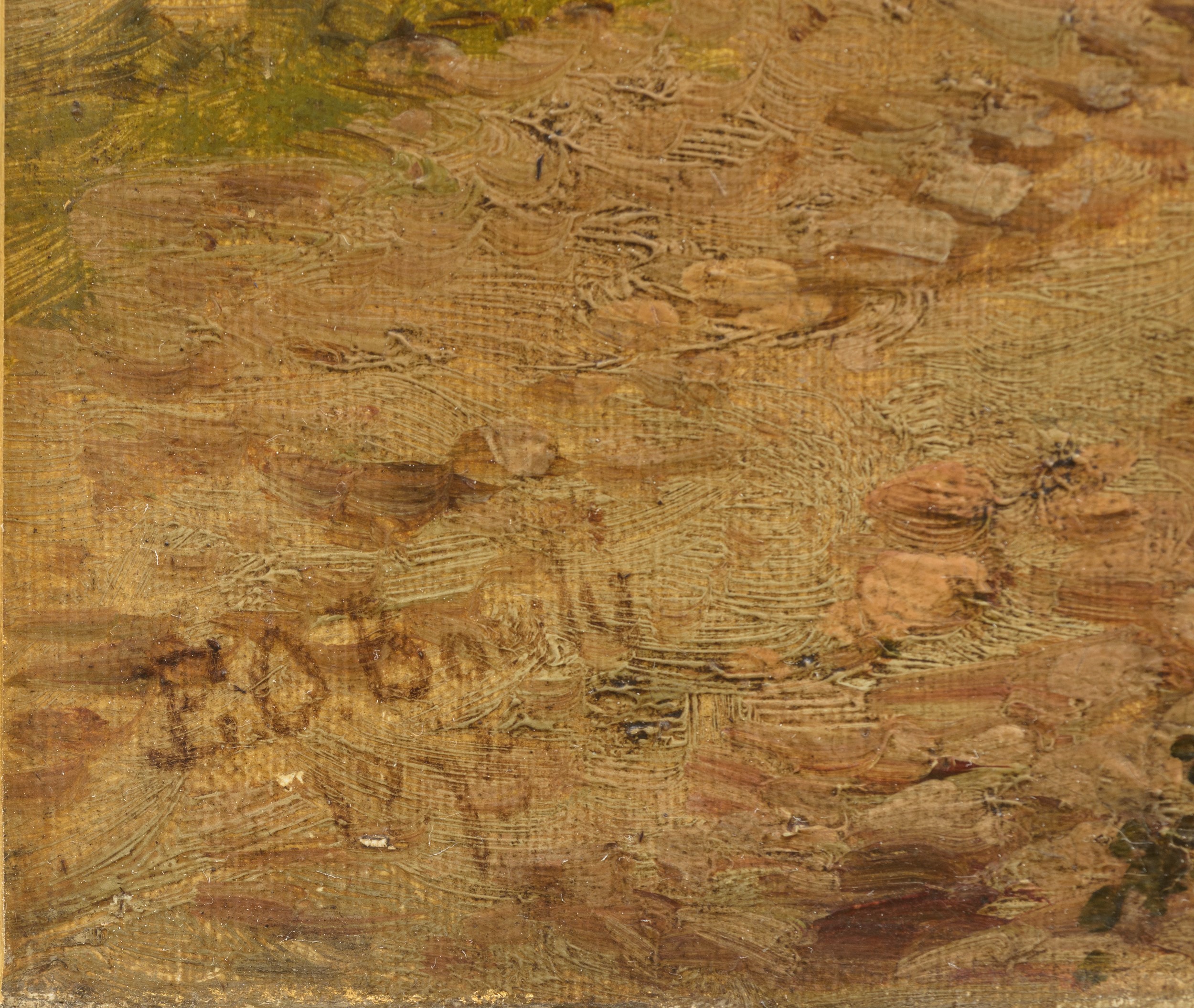Edward O. Bowley - Paesaggio, olio su tela