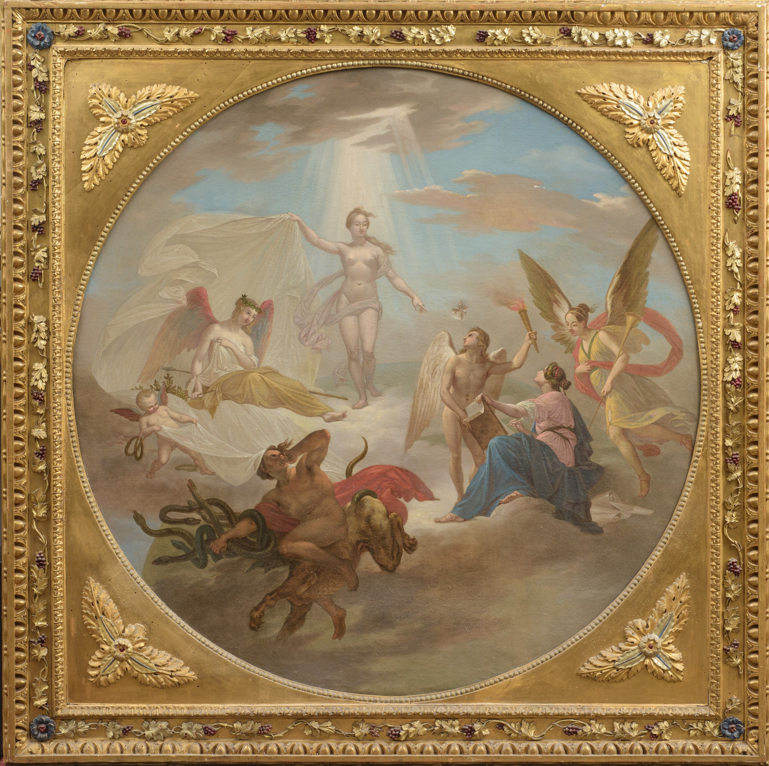 Cesare Mussini - Allegoria del trionfo della Verità, olio su tela