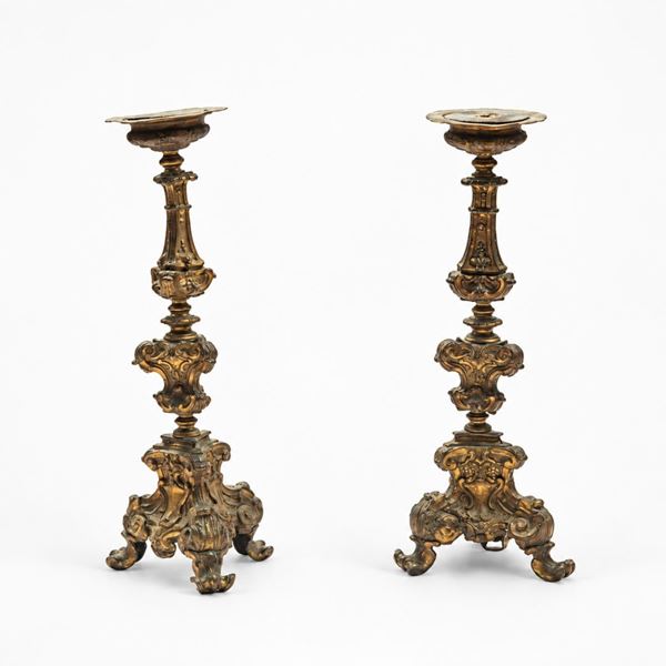 Coppia di candelabri