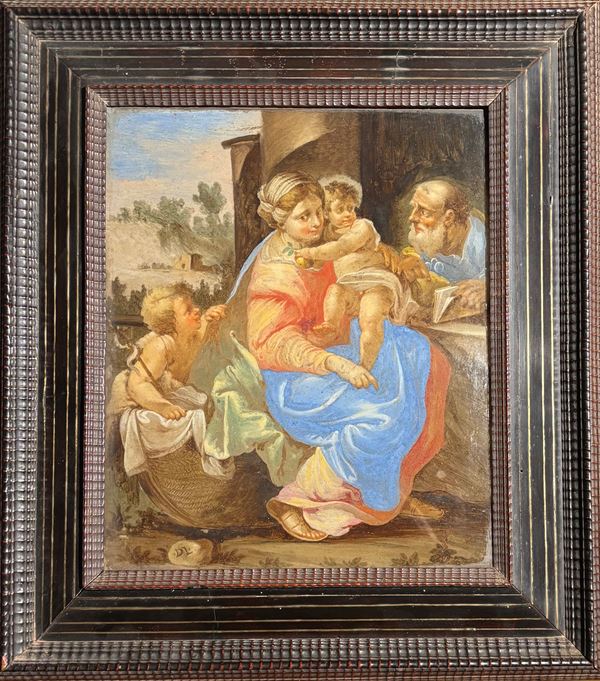 Sacra famiglia con San Giovannino