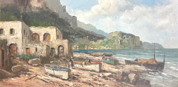 Ercole Magrotti - Veduta di Capri