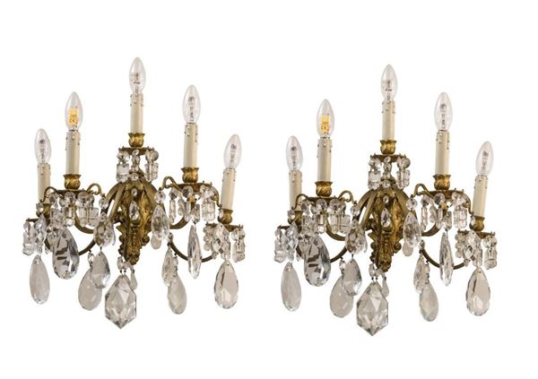 Coppia di appliques 