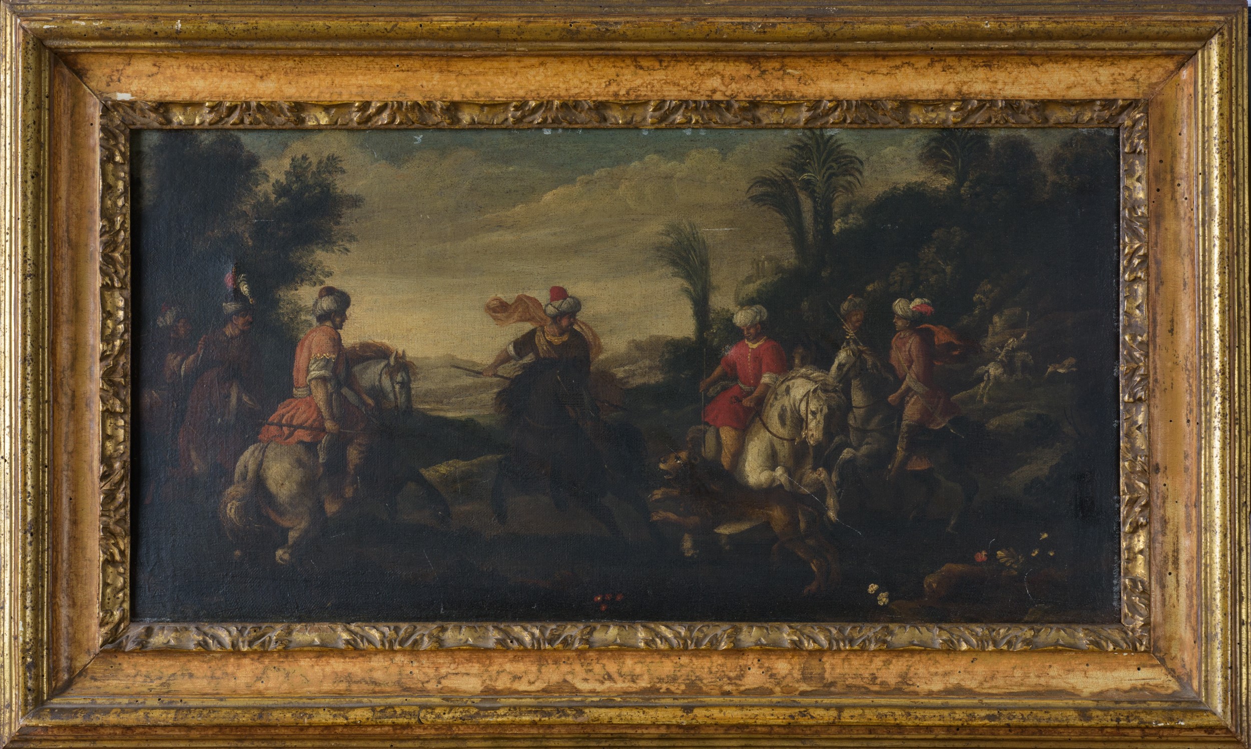 Antonio Tempesta - Scena di caccia, olio su tela