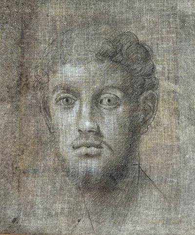 Agnolo di C. Allori, Testa di giovane uomo
