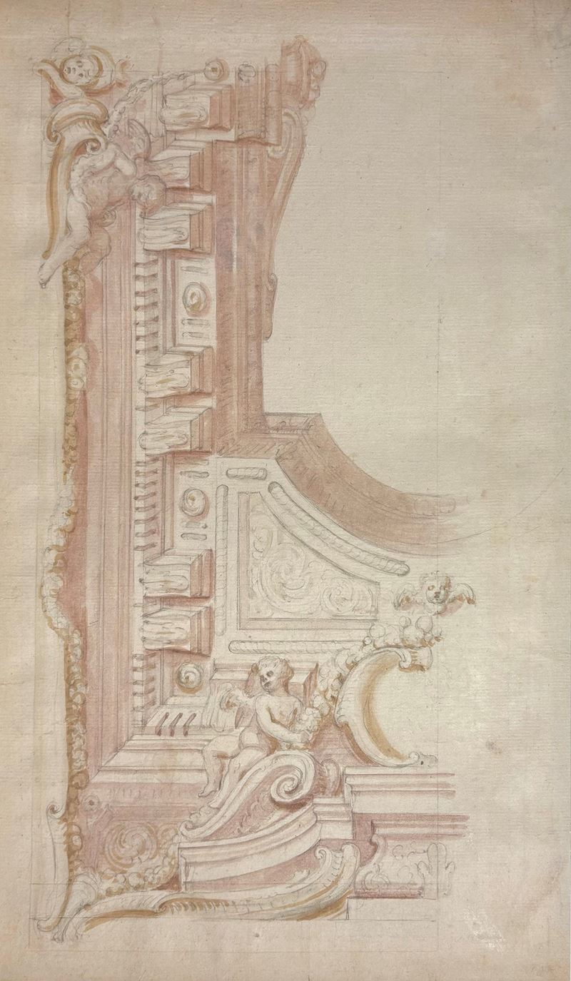 Gregorio De Ferrari - Studio per apparato decorativo