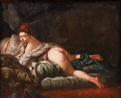 Odalisca, olio su tela