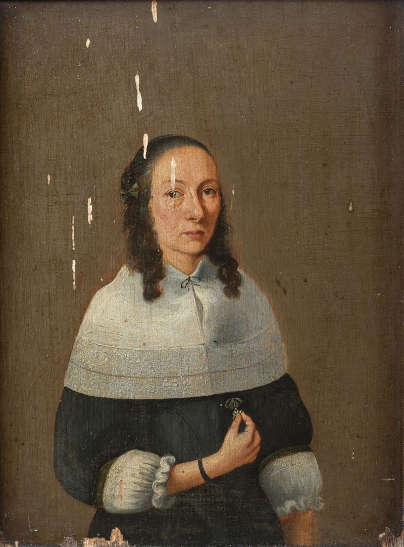 Scuola olandese, Ritratto di giovane donna