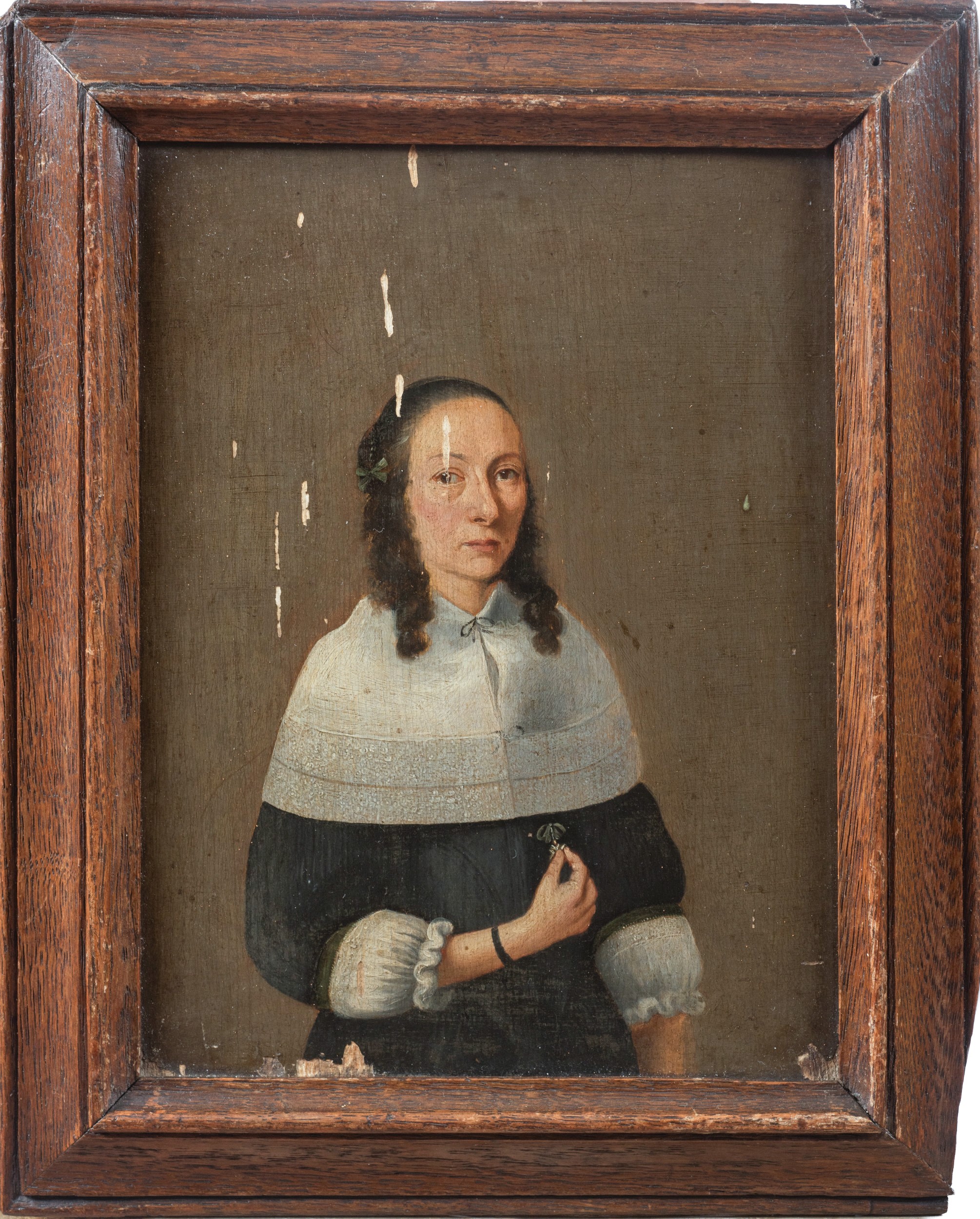 Scuola olandese, Ritratto di giovane donna