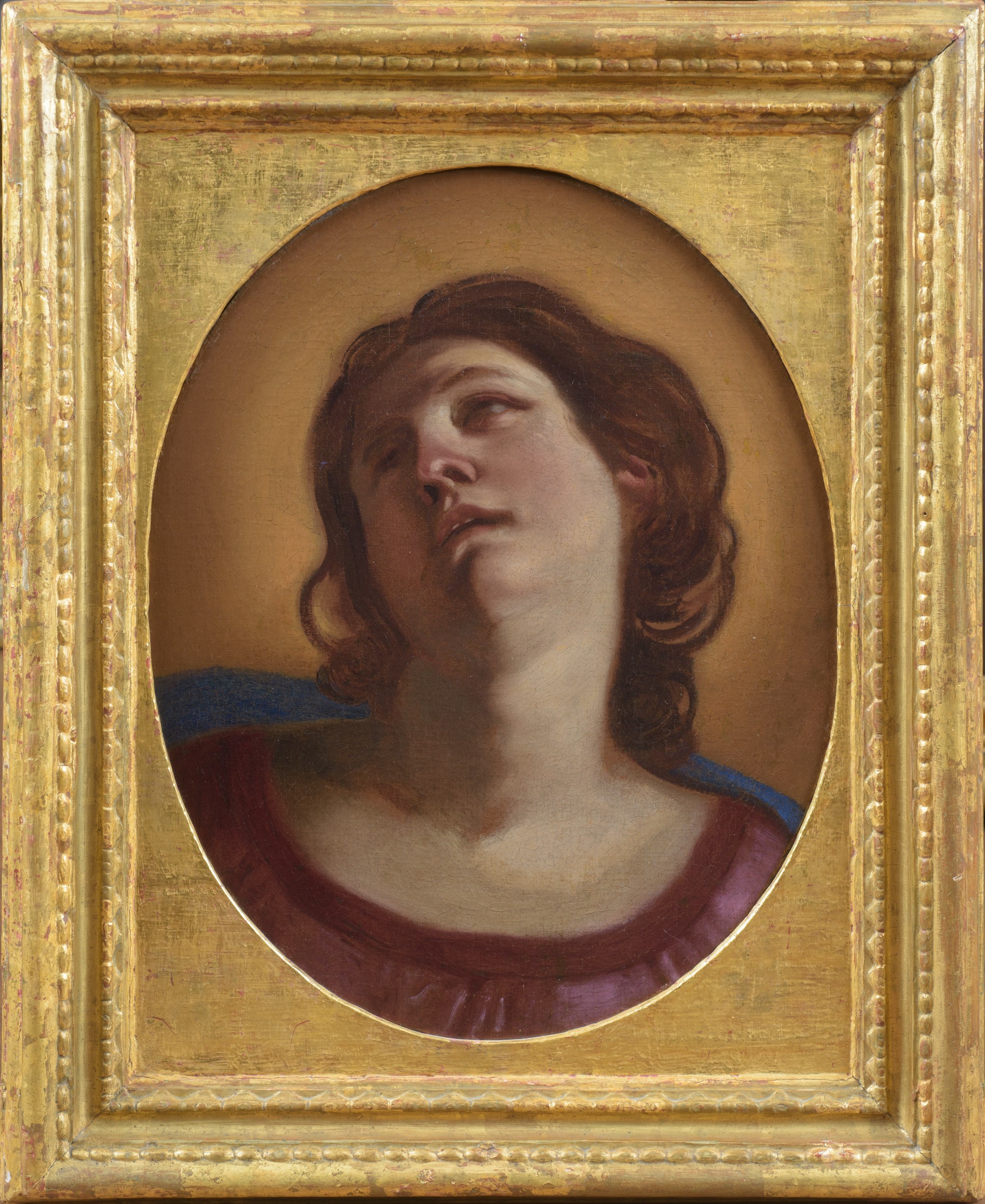Giovanni Francesco Barbieri il Guercino - Testa e spalle della Vergine in un'Assunzione, olio su ...