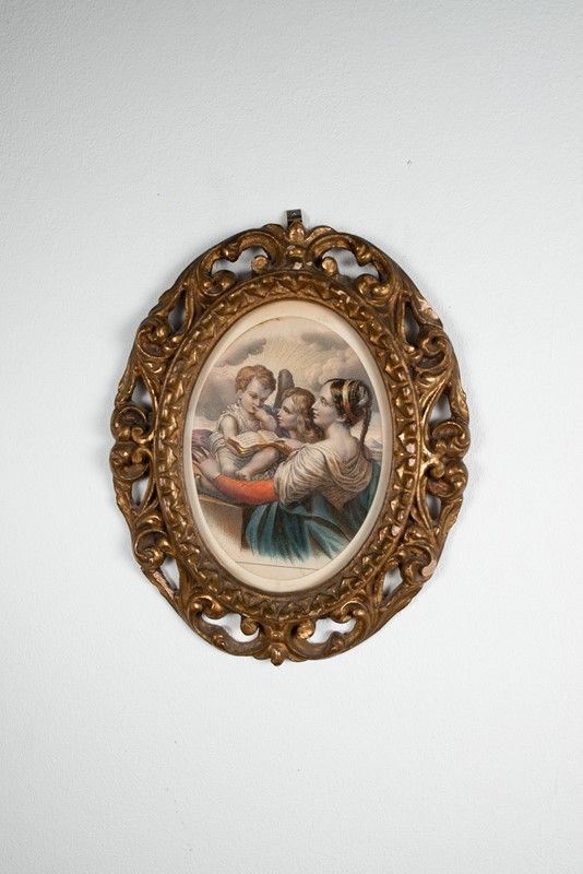 Multiplo su carta &quot;Educazione di Cristo&quot;