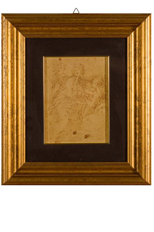"Madonna col Bambino e i Santi Margherita, Girolamo e Petronio" dal Parmigianino (1503-1540) 
