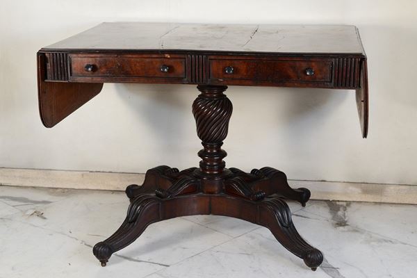 Desk table from the center