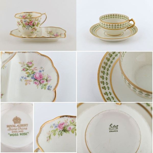 Lot of two cups