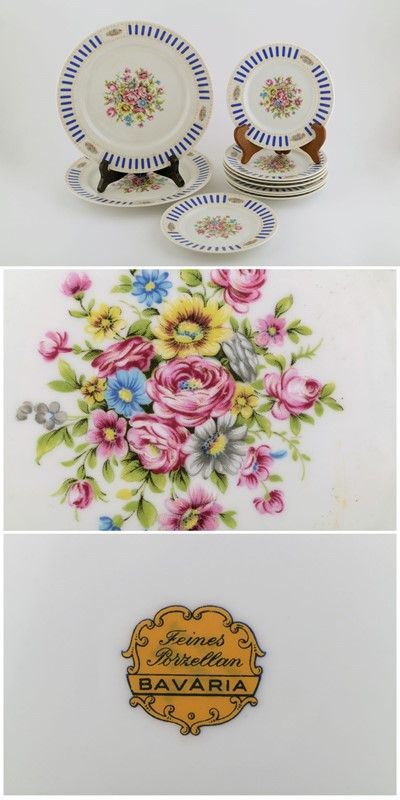 Service in white porcelain