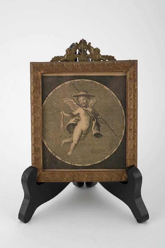 Multiplo su carta &quot;Putto alato&quot;