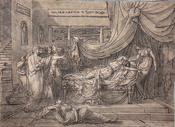 Felice Giani - La morte di Cleopatra