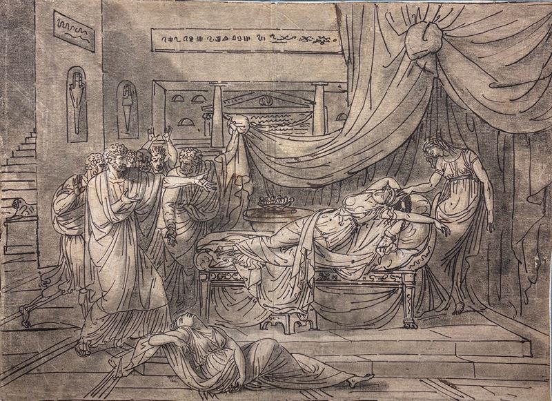 Felice Giani - La morte di Cleopatra