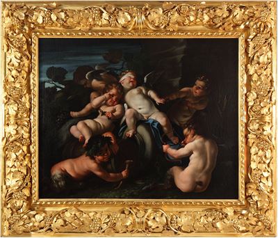 Baccanale di Satiri e Amorini