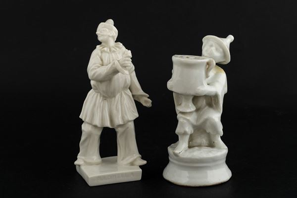 Coppia di figure dalla commedia dell&#39;arte