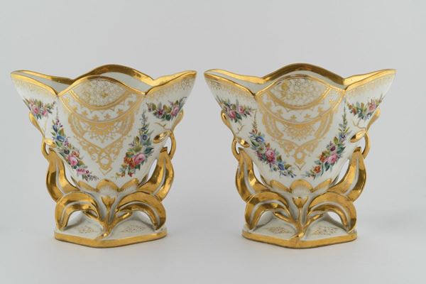 Pair of porcelain vases
