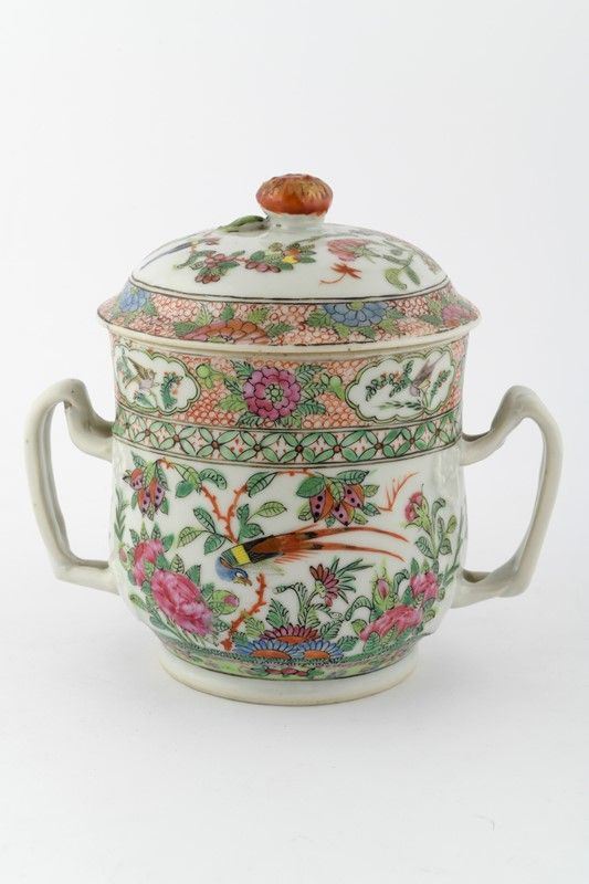 Porcelain sugar bowl