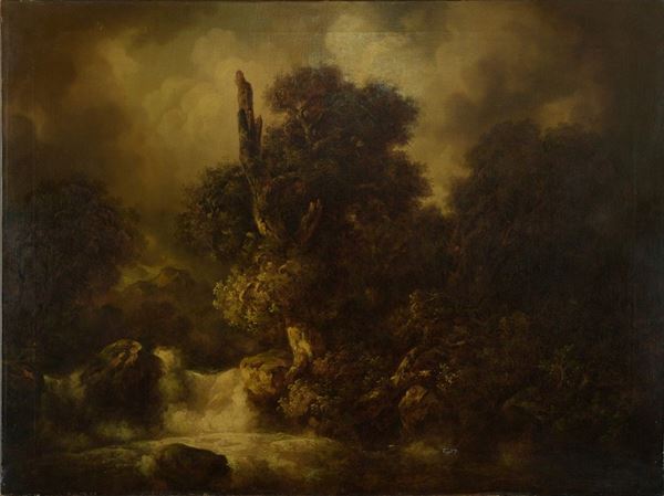 Cascata nel bosco
