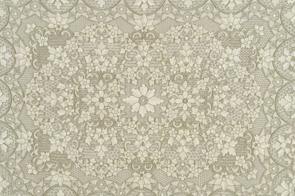 Bedspread with flowers