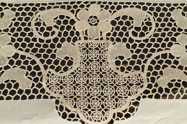 Embroidered tablecloth