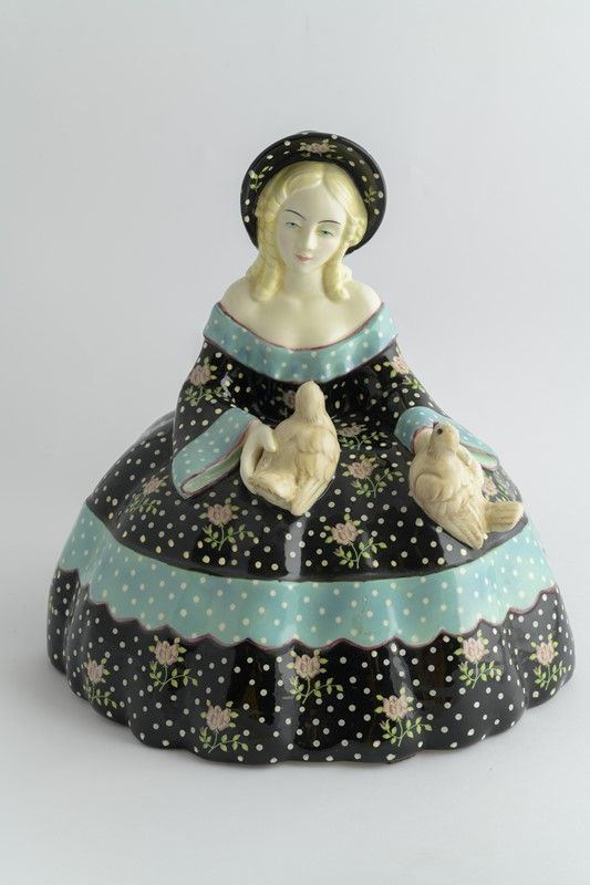 Dama con colombe Lenci