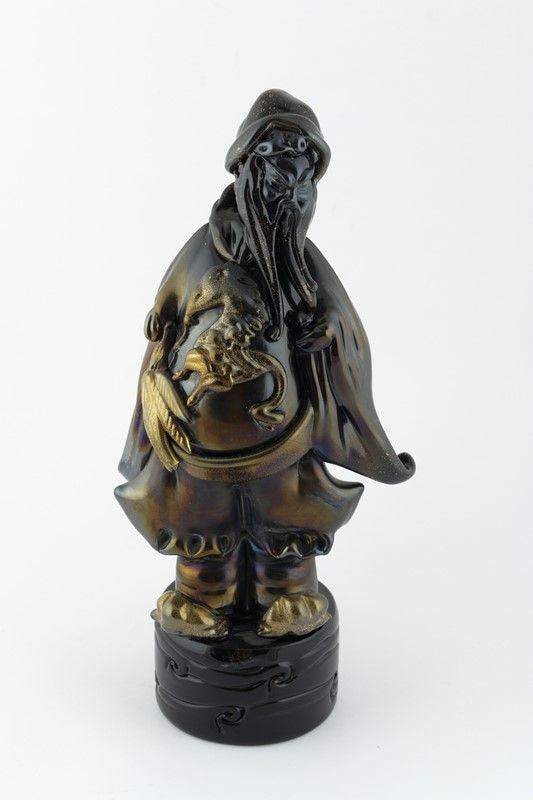 Vecchio cinese, scultura in forma